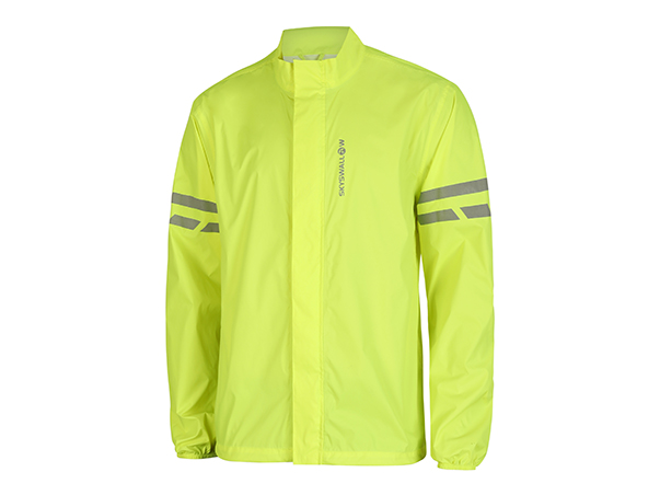 Yellow Polyester Rain Motorcycle Jacket