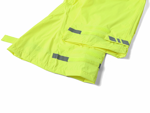 Yellow Polyester Motorcycle Rainwear