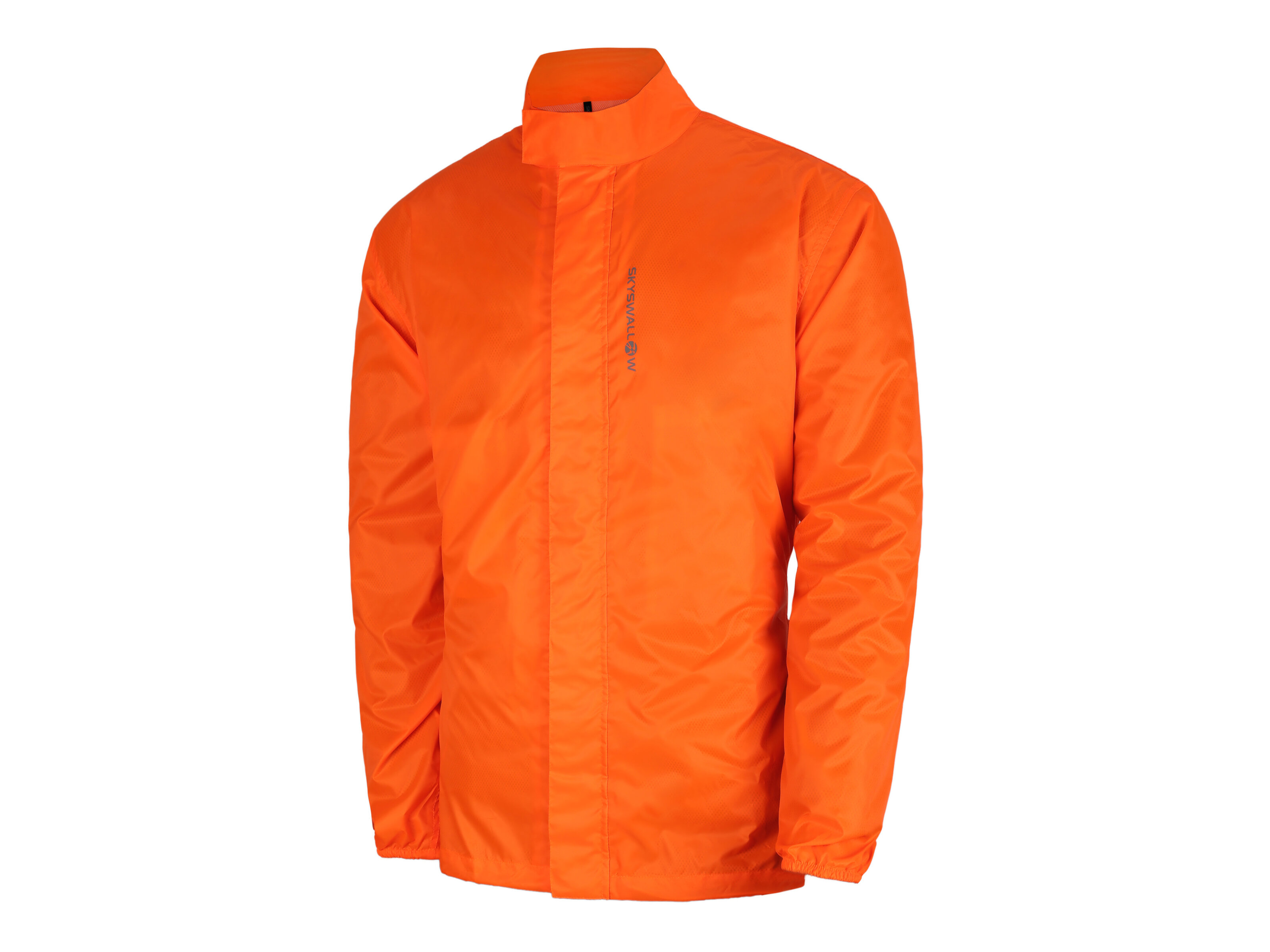 Orange Polyester Rain Motorcycle Jacket